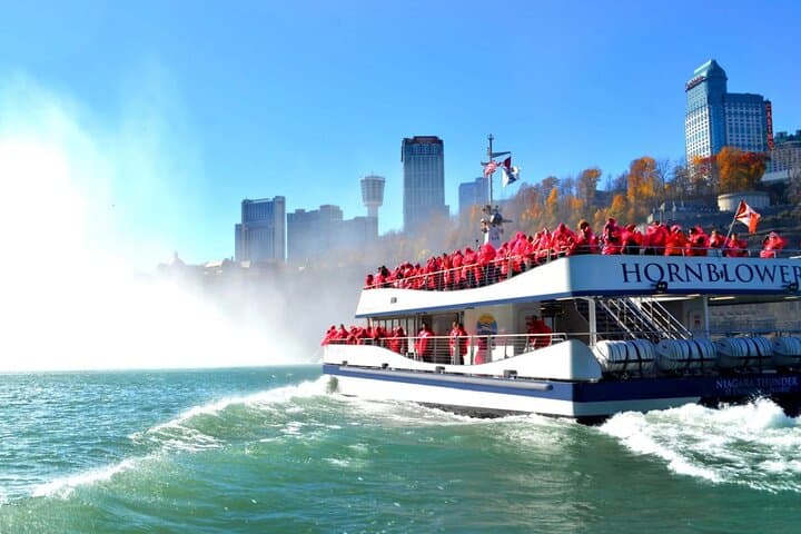 Niagara Falls Guided Vehicle Tour Canada — Skylon, Boat & Journey Behind the Falls