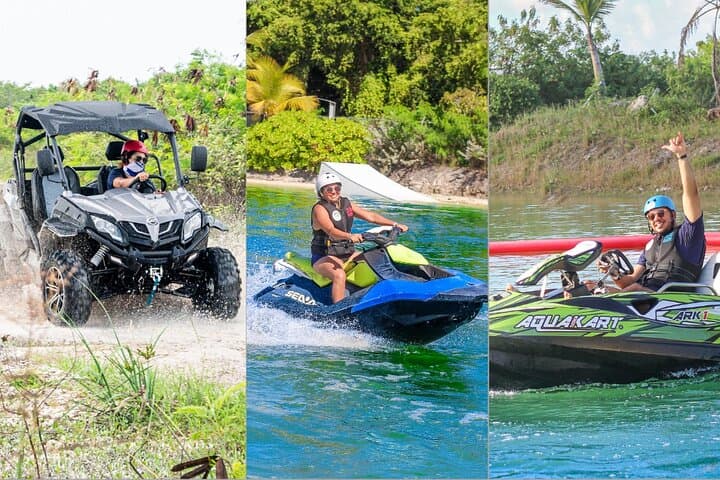 Punta Cana Aqua Splash Adventure: Jet Ski, Buggy & Water Park Combo