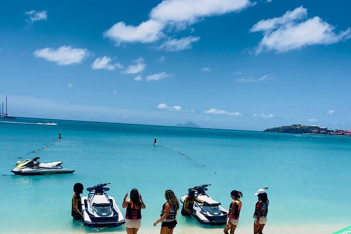 Private Jet Ski Island Adventure from Sint Maarten — Maho Beach, Hidden Coves & Coastal Thrills