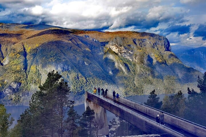 Day Trip from Bergen to Flåm: Nærøyfjord Cruise, Flåm Railway & Stegastein Viewpoint