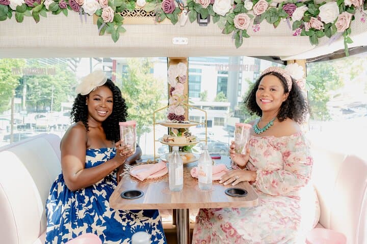 Tea Around Town: Atlanta Pink Bus Tea Tour & City Sightseeing