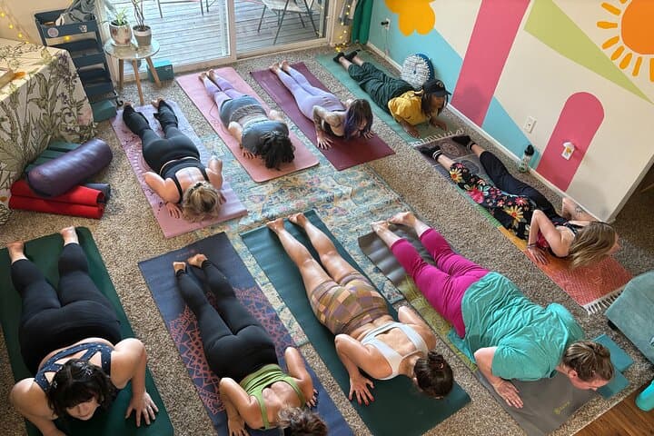 Group Reset Yoga & Sound Healing — Private Asheville Yoga with Crystal Bowls photo 5
