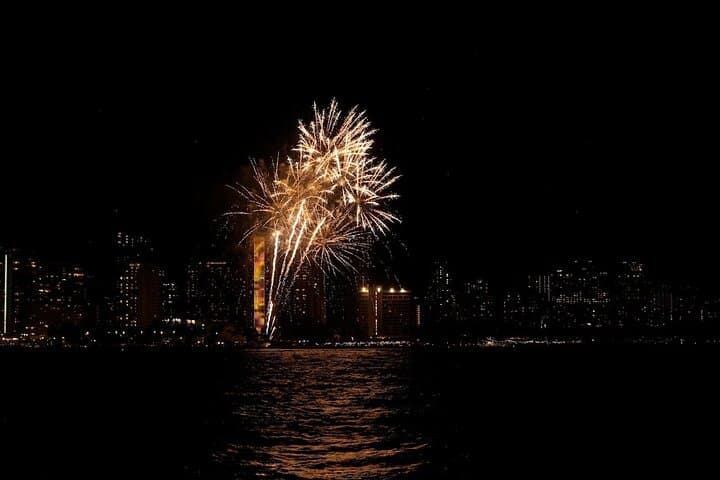 Sunset Waikiki Fireworks Cruise: Evening Catamaran Sail from Oahu photo 4