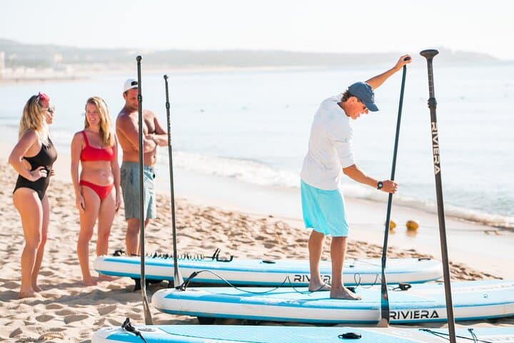 Stand-Up Paddleboarding in Medano Bay: SUP Rentals with El Arco Views photo 2