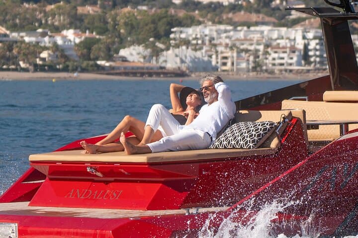 Private Yacht Tour Marbella — Carbon-Fiber Speed, Dolphins & Sunset (4h) photo 1