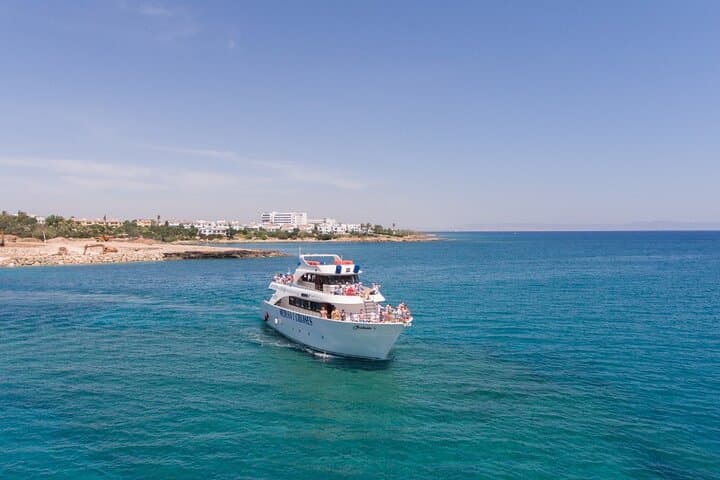 Luxury Boogie Boat Party Cruise from Protaras to Cape Greco & Famagusta