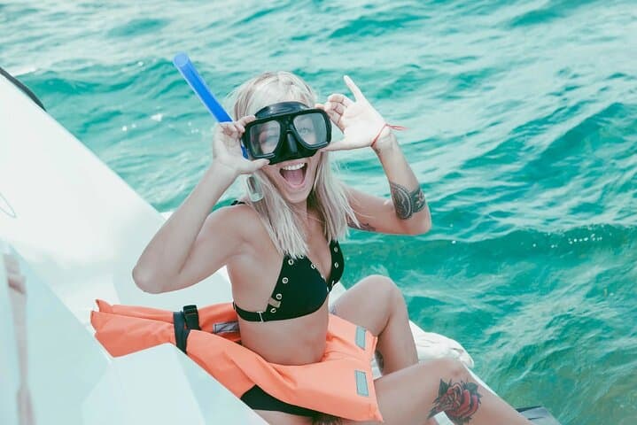 Isla Mujeres VIP Catamaran Day Trip: Snorkel, Playa Norte & Beach Club from Cancun photo 4
