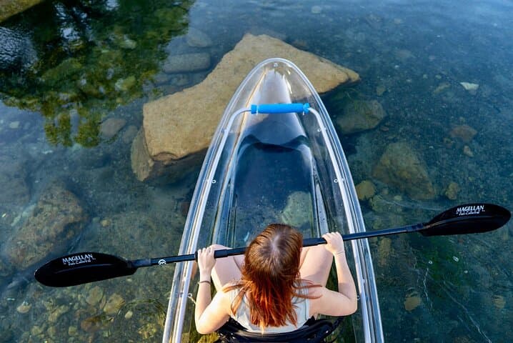 Clear Kayaking the San Marcos Springs: Glass-Bottom River Day Tour photo 6