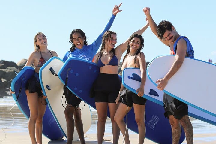 Learn to Surf at The Spit, Gold Coast — 2-Hour Beginner Lesson at Main Beach