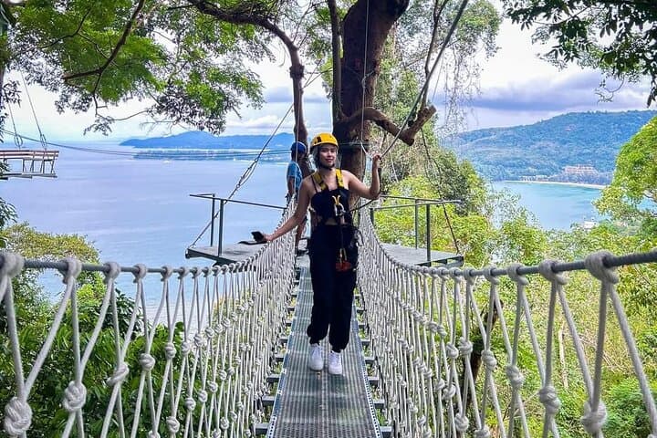 Phuket Hilltop Zipline Adventure: Jungle-to-Sea Canopy & 200m Longline photo 4
