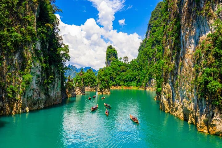 Khao Sok & Cheow Lan Lake Day Tour — Bamboo Rafting, Long-Tail Boat & Floating Lunch photo 2