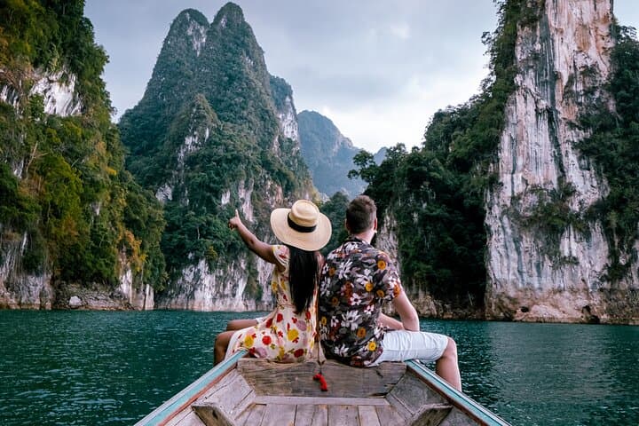 Khao Sok & Cheow Lan Lake Day Tour — Bamboo Rafting, Long-Tail Boat & Floating Lunch photo 1