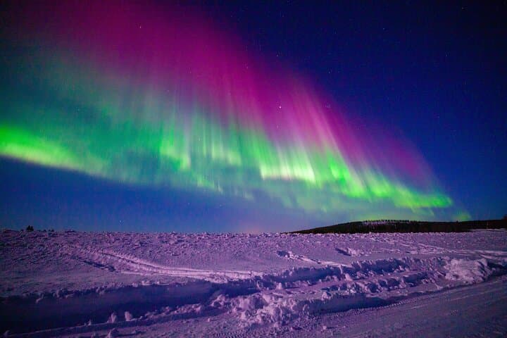 Levi Aurora Chase: 4x4 Northern Lights Hunt with Guarantee