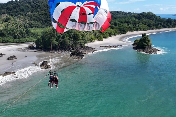 Parasailing Over Manuel Antonio: Espadilla Beach Flights with Aguas Azules