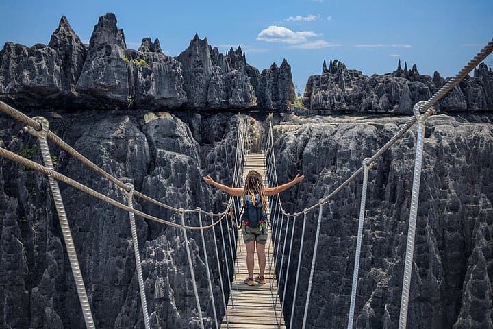Tsingy de Bemaraha 3-Day Tour from Morondava — Baobab Avenue, Tsingy Spires & Manambolo Canoe Caves photo 1