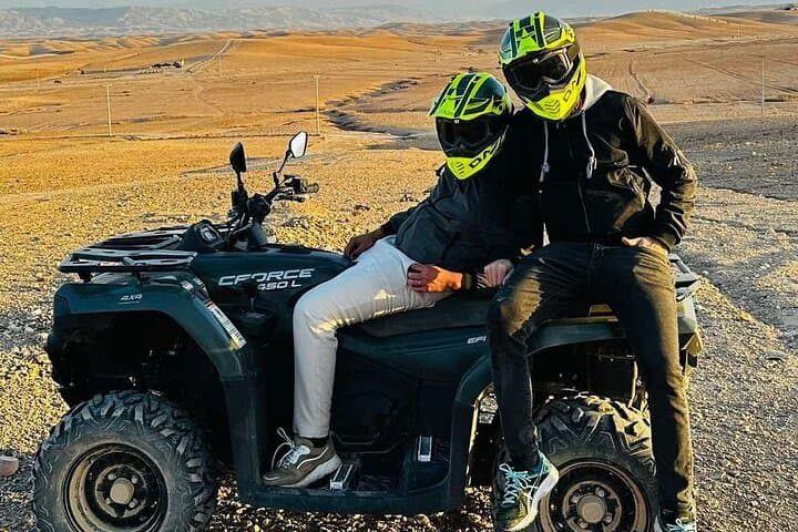 Agafay Magic Sunset Package: Quad Biking, Camel Trek & Desert Feast Near Marrakech photo 4