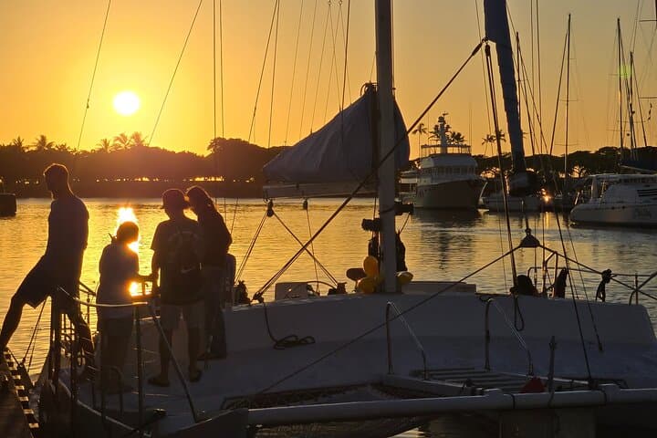 Waikiki Sunset Catamaran Cruise with Swim and Skyline Views photo 5
