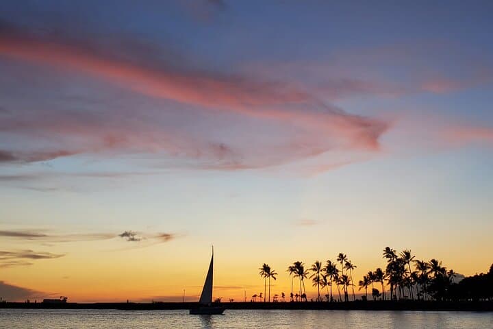 Waikiki Sunset Catamaran Cruise with Swim and Skyline Views photo 6