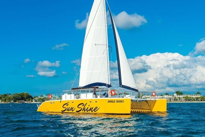 Negril Sunset Catamaran Party to Rick's Cafe — Open Bar, DJ & Snorkel