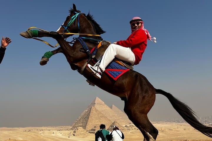 Giza Adventure: Camel Ride, Dune ATV & Nile Dinner Cruise from Cairo