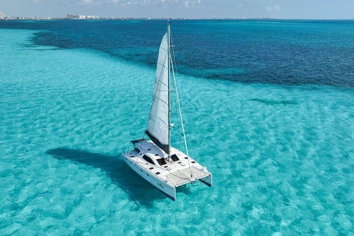 Sail and Snorkel Isla Mujeres: Full-Day Catamaran with Open Bar & Beach Club photo 1