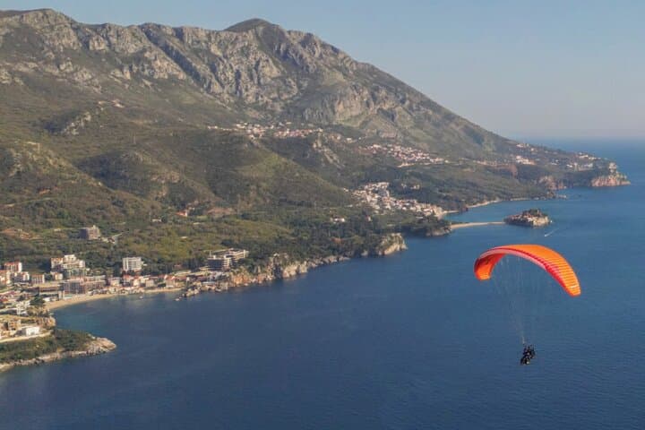Paragliding Over Bečići Beach — Tandem Flight with Certified Pilot in Budva photo 6