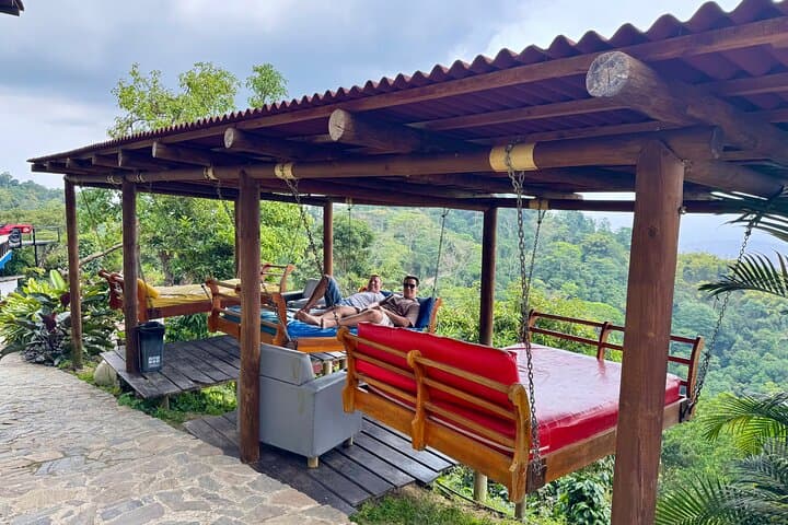Minca Motorcycle Tour — Pozo Azul Swim, Sierra Views & 1600m Colombian Crest