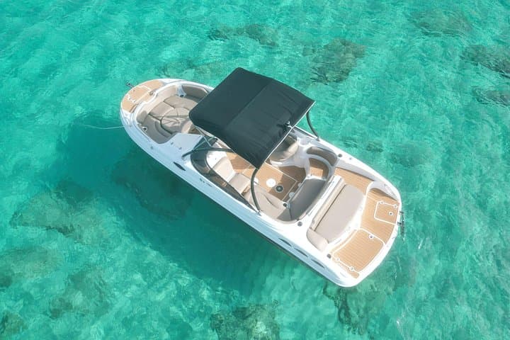 Ibiza Small-Group Boat Cruise with Paddle Surfing and Snorkeling from San Antonio photo 2