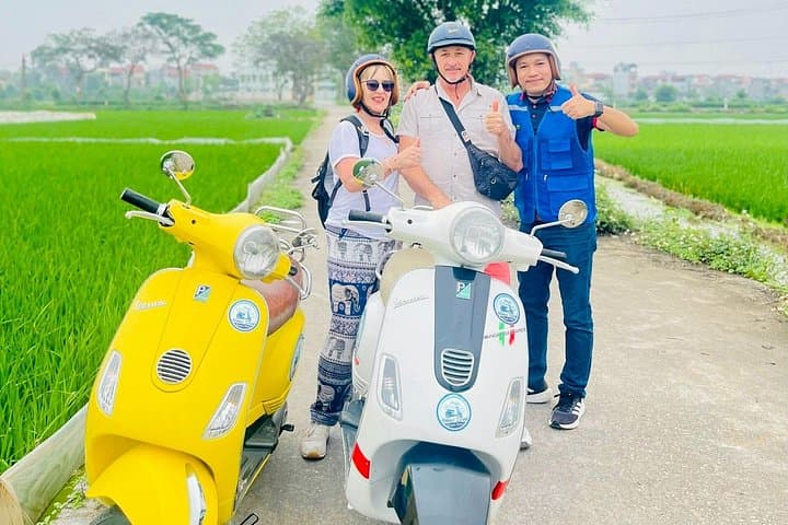 Vespa to Co Loa Citadel: Hanoi Countryside Half-Day Adventure photo 1