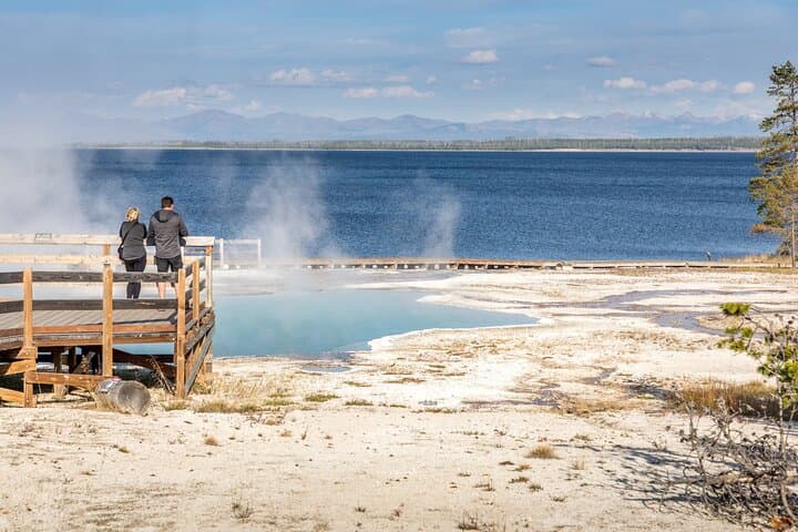 West Thumb Geyser Basin Self-Guided Audio Walk — Yellowstone Lake Boardwalk Tour photo 3