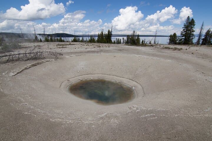 West Thumb Geyser Basin Self-Guided Audio Walk — Yellowstone Lake Boardwalk Tour photo 4