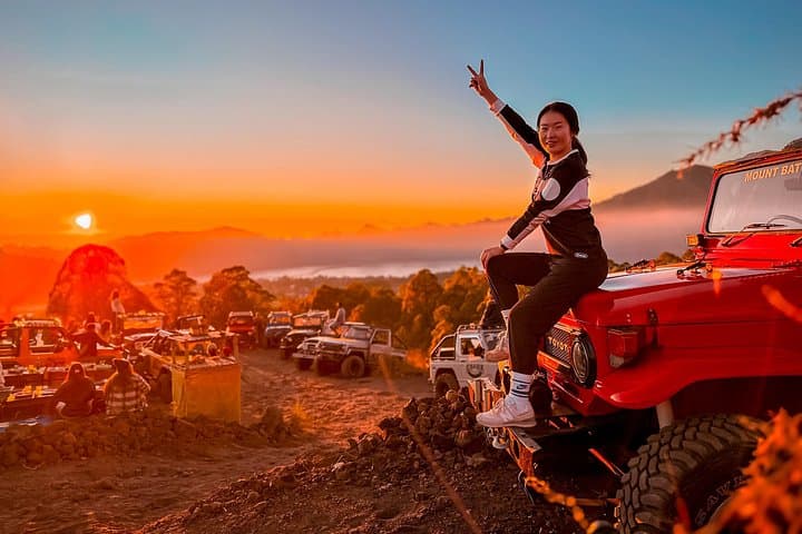 Mount Batur Sunrise Jeep and Hot Spring Tour: Volcano Sunrise & Soak in Bali photo 1