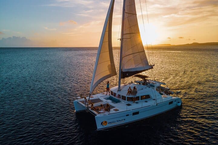 Sunset Bliss Catamaran Tour in Bonaire — Evening Sail to Klein Bonaire photo 1