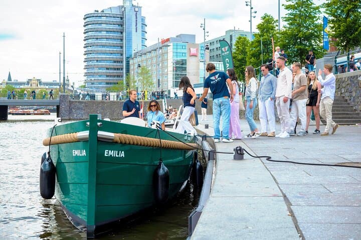 Amsterdam New Electric Canal Cruise with Local Skipper