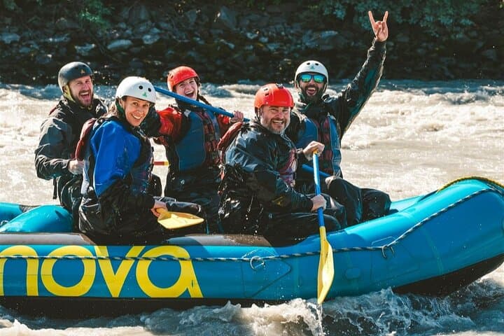 Midnight Sun Lions Head Rafting on the Matanuska River