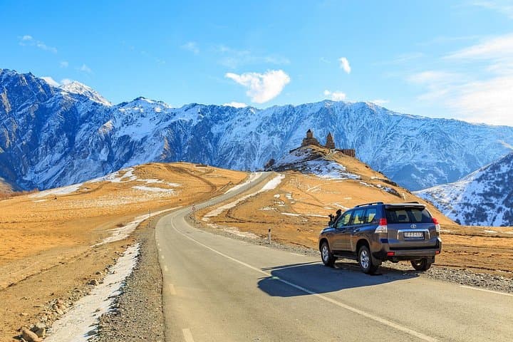 Kazbegi to Gergeti Church, Gveleti Waterfall & Dariali Gorge Private Tour photo 1