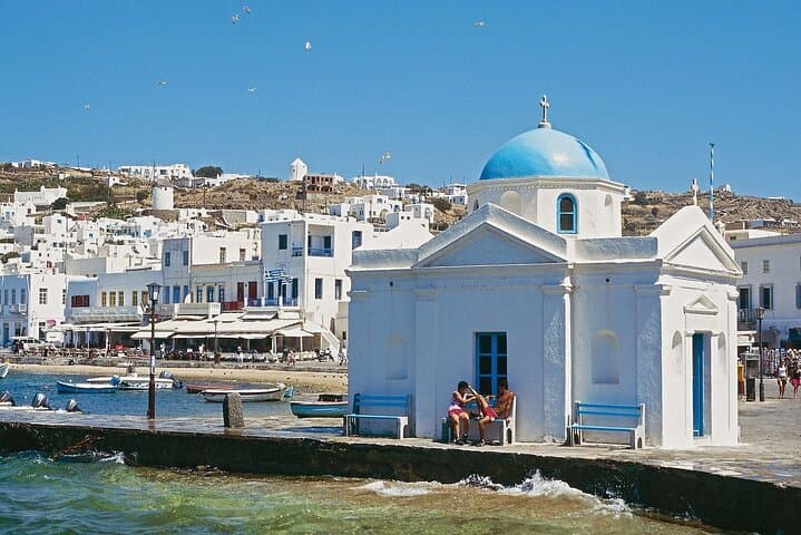 Mykonos in Three Hours: Private Luxury Range Rover Tour of Windmills, Little Venice & Beaches photo 6