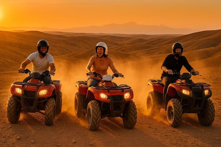 Agafay Desert Sunset: Camel Ride, Quad Biking & Dinner from Marrakech