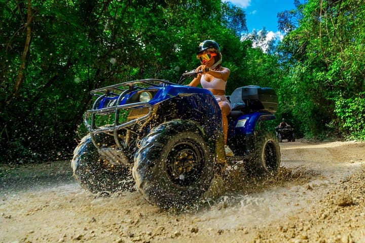 Cancun ATV and Zipline Adventure with Cenote Swim and Transport photo 1