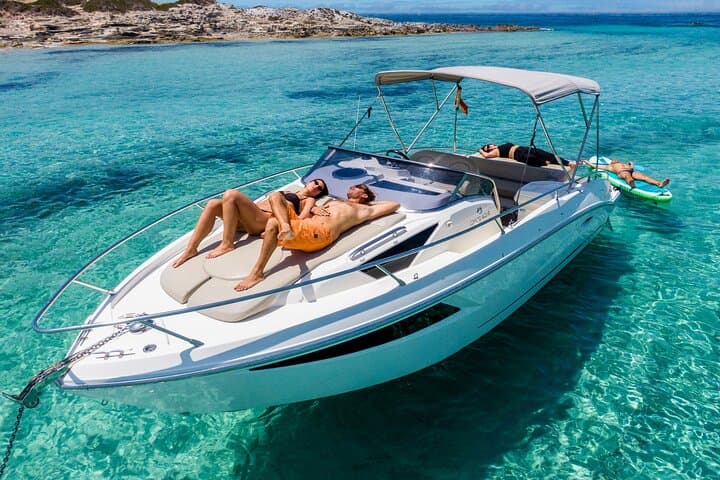 8-Hour Private Cranchi E30 Charter to Formentera from Ibiza photo 5