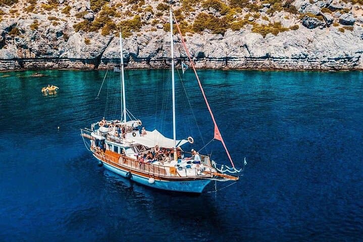 Full-Day Boat Cruise to Ithaka: Swim Stops, Vathi Port & Hidden Beaches photo 1