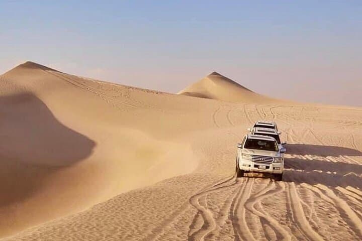 Doha Desert Escape: Gentle Dune Safari, Camel Ride & Sandboarding photo 3