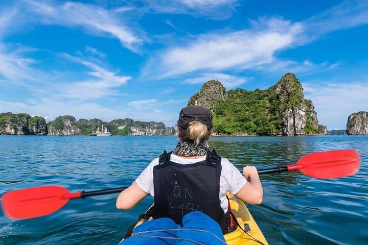 2D1N Bai Tu Long Bay Cruise — Kayak Cap La, Thien Canh Son Cave & Onboard Cooking Class photo 1