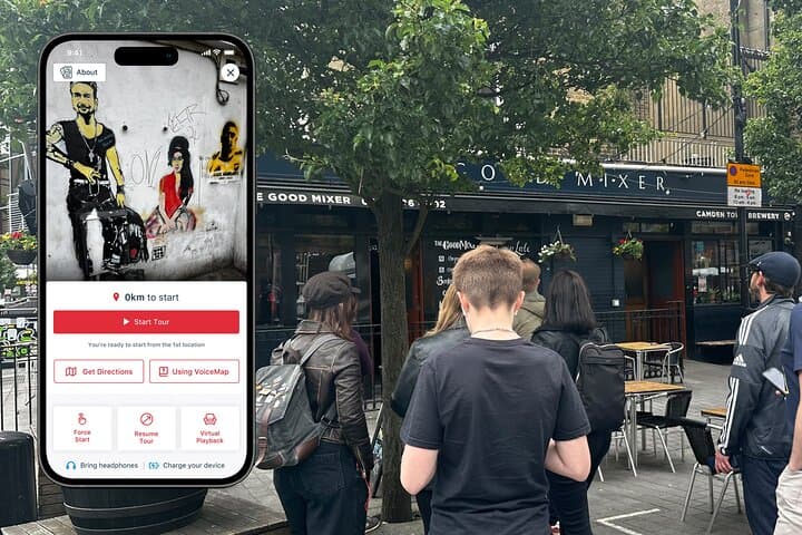 Britpop Camden Self-Guided Audio Walking Tour of 1990s Music Scene