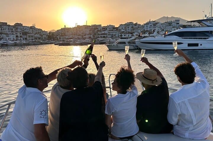 Puerto Banús Private Yacht Charter: 15m Gerard Yacht with Drinks, Snorkel & Dolphin Watching photo 5