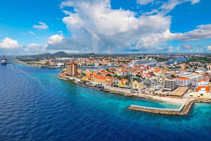 Willemstad Short City Tour — Blue Curacao Distillery & Authentic Local Lunch