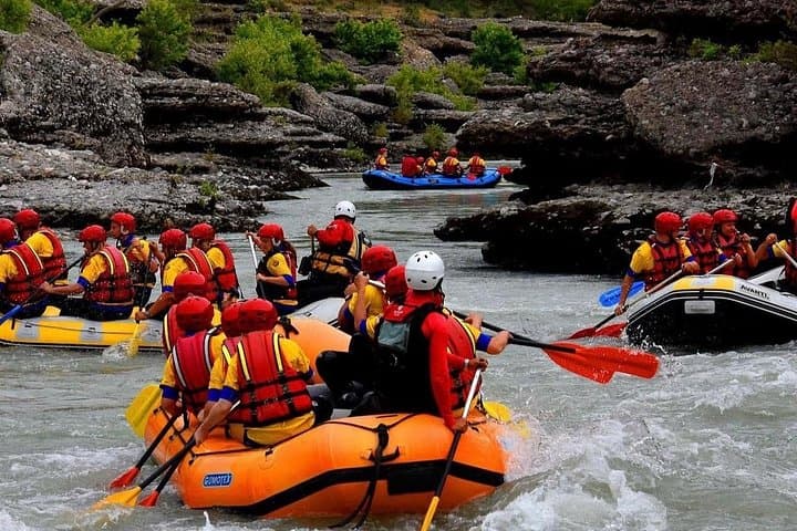 Permet and Vjosa River Rafting: Private Day Tour through Kelcyra Gorge