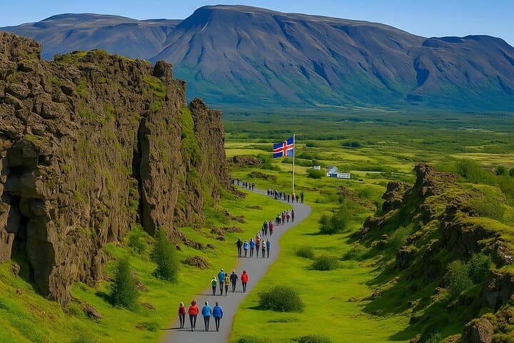 Golden Circle Private Tour From Reykjavik: Thingvellir, Geysir, Gullfoss & Kerid photo 5