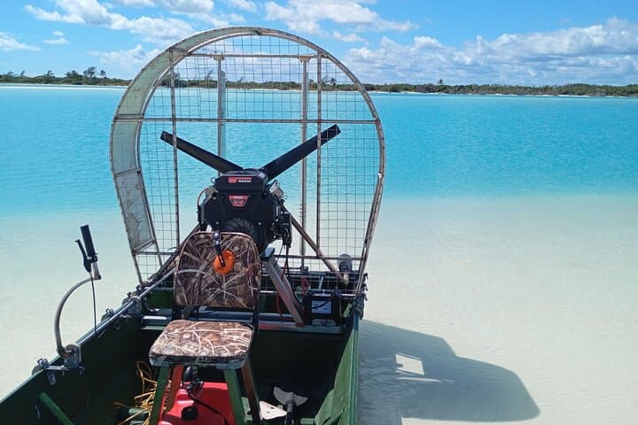 Playa Mujeres Airboat Adventure: Drive Your Own Airboat to Isla Blanca Mangroves