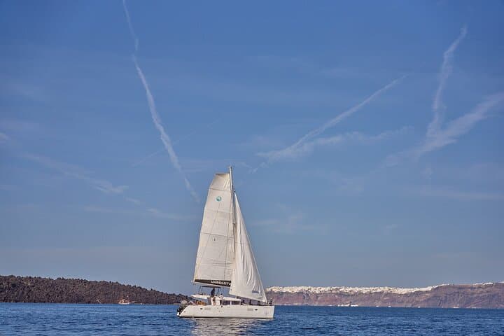 Santorini Caldera Semi-Private Sailing Cruise with BBQ, Snorkel & Sunset photo 4